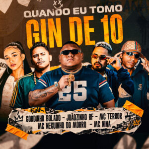 Gordinho Bolado, Mc Terror, Joaozinho RF, Mc Neguinho do Morro e MC NINA – “Quando Eu Tomo Gin de 10”